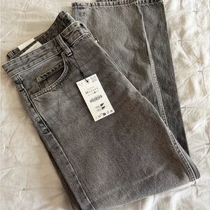 Zara Men's Straight Jeans Gray